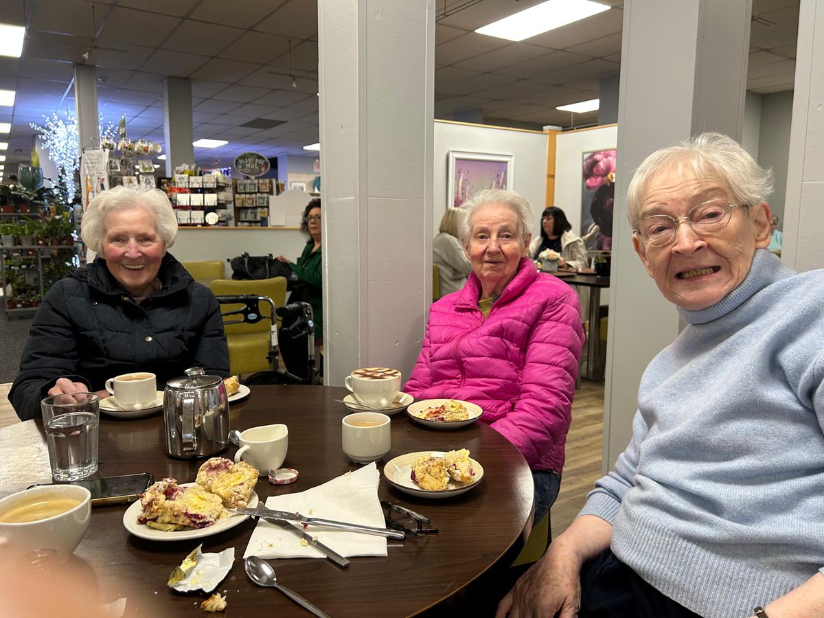 setrust's tweet photo. A little retail therapy and a coffee stop! 🛍️ 

Our Newcroft Lodge residents had a lovely time out and about in Bangor, enjoying the shops and catching up over a cuppa ☕

Thank you to our wonderful staff for organising ✨ https://t.co/f20OMnJR9x