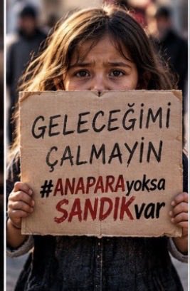 carpedim1's tweet photo. Bir insanın yıllarca biriktirdiği para “risk” denilerek yok sayılamaz. O para alın teridir. Anaparamız eksiksiz ödenmelidir.

#KurumlarizlediDOLANDIRILDIK
#ANAPARAyoksaSANDIKvar

@mehmedmus
@ifarukaksu
@oerdem42
@Nilgun_OK
@sadullahkisacik
@ayyuceturkestas
@resulkurt34
@haltinsoy68
@orhanyegin
@Mv_CavitAri
@ahmetkilic16
@GulizarBicer
@AdaletKaya_
@ejderacikkapi
@OzgurKarabat34
@yasarkirkpinarr
@UmitOzlale
@cevdetakaychp
@NecmettinErkan_
@RTEerdogan
@_cevdetyilmaz
@abakingurlek
@Akparti
@tcbestepe
@HuseyinYayman
@grok
@avabdullahguler
@AvOzlemZengin