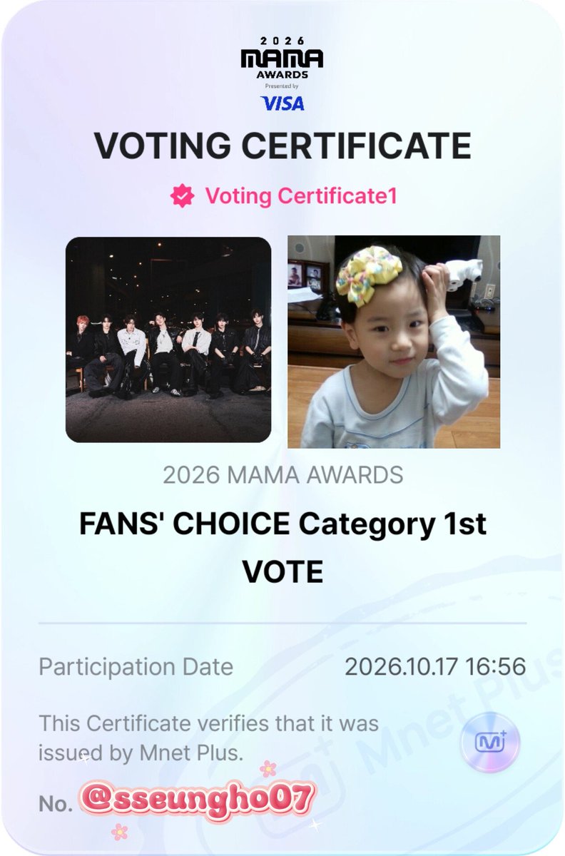 sseungho07's tweet photo. ♡♡

 #2026MAMAVOTE for #CLOSEYOUREYES (6) https://t.co/QkWyICANBb