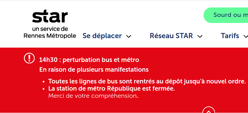 Yamaric's tweet photo. .

#Rennes #Bus #Métro #17octobre 

. https://t.co/rzPb8tKV36
