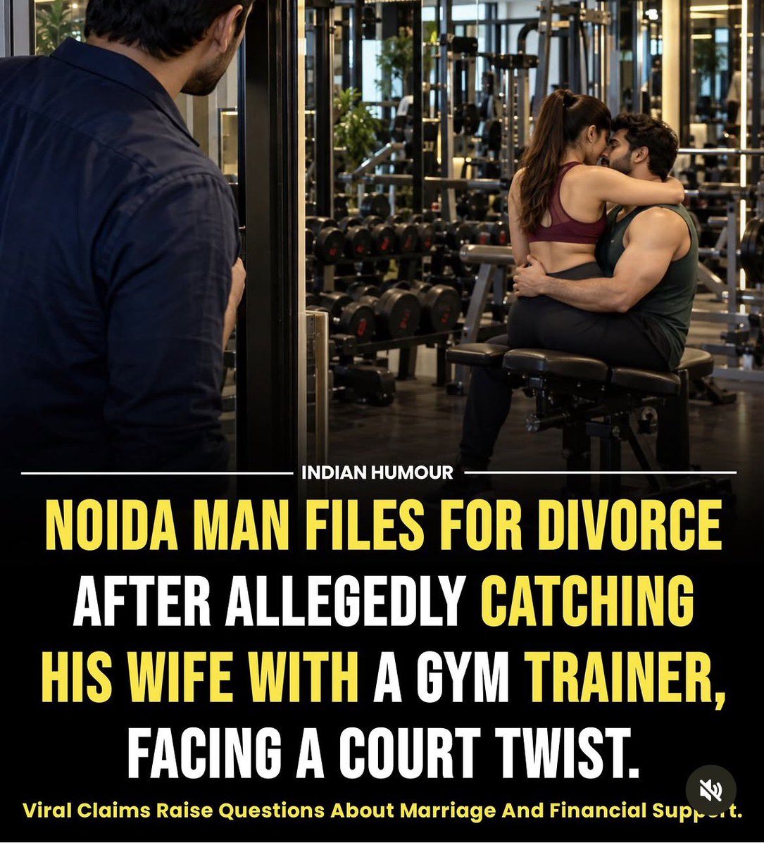 SamSiff's tweet photo. Bro went to court seeking a divorce, mentioning his wife’s affair with a gym guy.

Returned home with a maintenance order.

Now he has to pay for the condoms used by his wife and her gym guy. 💀

Courtesy - our black court brokers … Dalaaal.