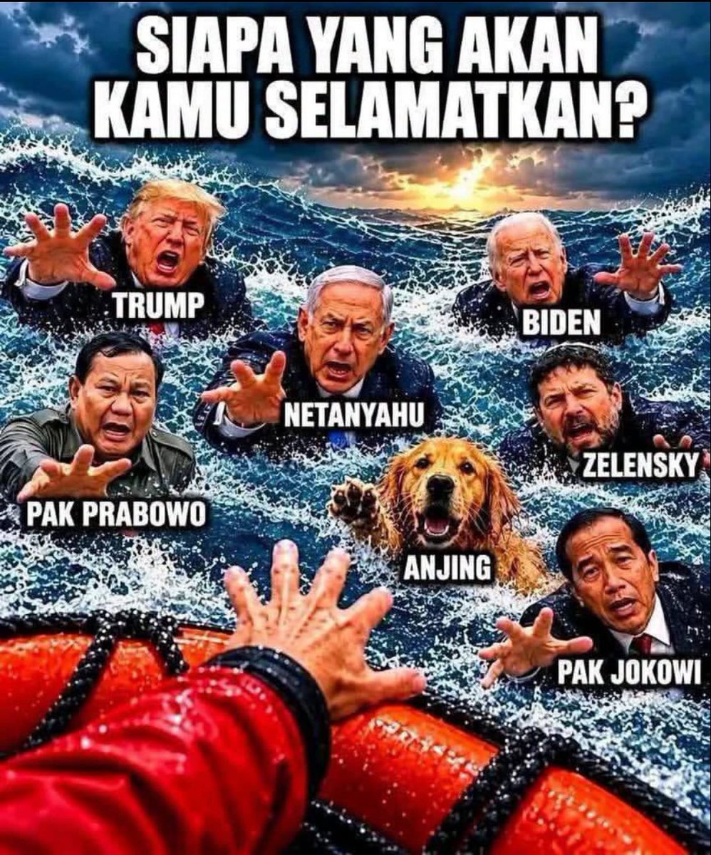 Konimim's tweet photo. Coba pilih kalian ingin menyelamatkan siapa ? https://t.co/K3WGifIm3p