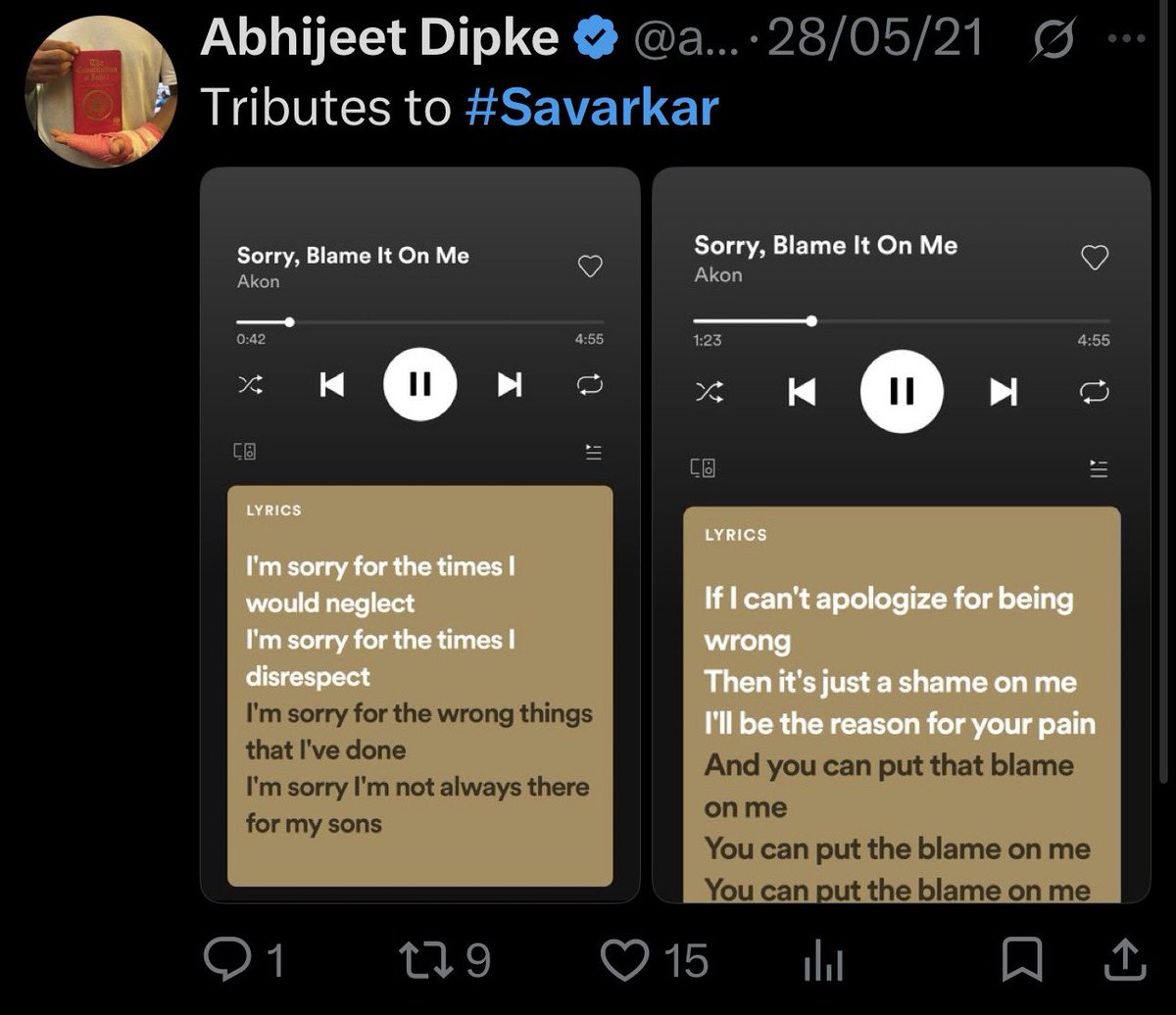 Lotus_indrajit's tweet photo. 24 ghante mein hi gaan phat gayi, and this moron has the audacity to troll Veer Savarkar, who spent 12 years and 6 months in prison, including 10 years in Kala Pani, one of the most brutal and inhumane forms of colonial imprisonment. https://t.co/ctMztLnTH3