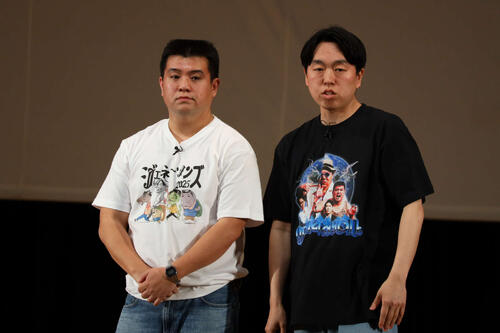 livedoornews's tweet photo. 【祝】キングオブコント、ジェラードンが19代目キングに輝く
https://t.co/yLUdweWwVy

ジェラードンは2008年にトリオとして結成。2025年にコンビとなって2年目で3445組の中からキングに輝いた。1本目の会社員2人のコントで爆笑をさらい、上位3組によるファイナルでは再び大きな笑いを巻き起こした。 https://t.co/6ndXMIyxpf
