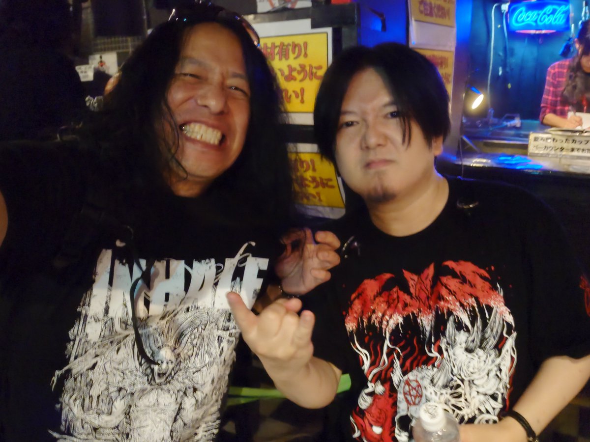 isamutheguitar's tweet photo. #INHALE
サイコーだった！

まじカッコよかった！！！

また関東に来て欲しい！！！

最高のライブをありがとうございました！！！

はっしんさん異次元すぎて脱糞しかけました

パンツは無事でした https://t.co/Pn0uAqXR1N