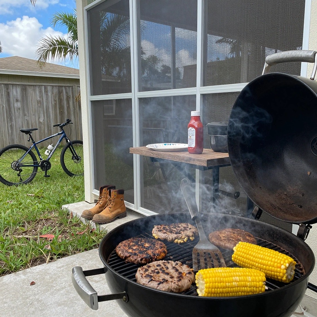 TForge57515's tweet photo. Saturday, 11:42am. You're at the grill. Phone rings.

VoiceForge picks up: "What's going on?"
"AC's blowing warm."
Gets the address, offers Monday 8am, books it.

Burgers didn't burn. Job's on the board.

https://t.co/FQrAvJmn0v https://t.co/cwMbEw61aZ