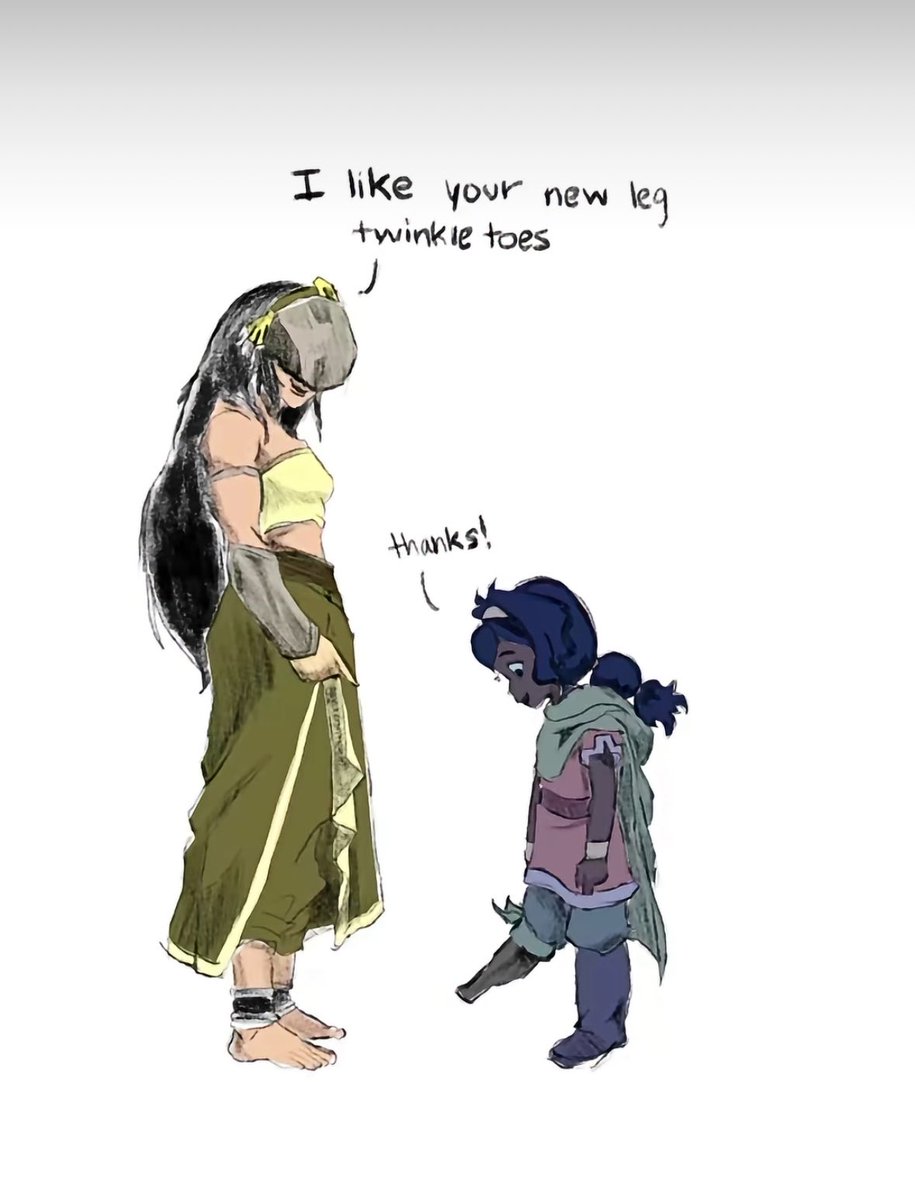 peakmann1e's tweet photo. If Toph were still around, she would definitely be happy to see an Avatar with a disability just like her. I feel like she would relate more to Pavi https://t.co/9JmVgRuIvo