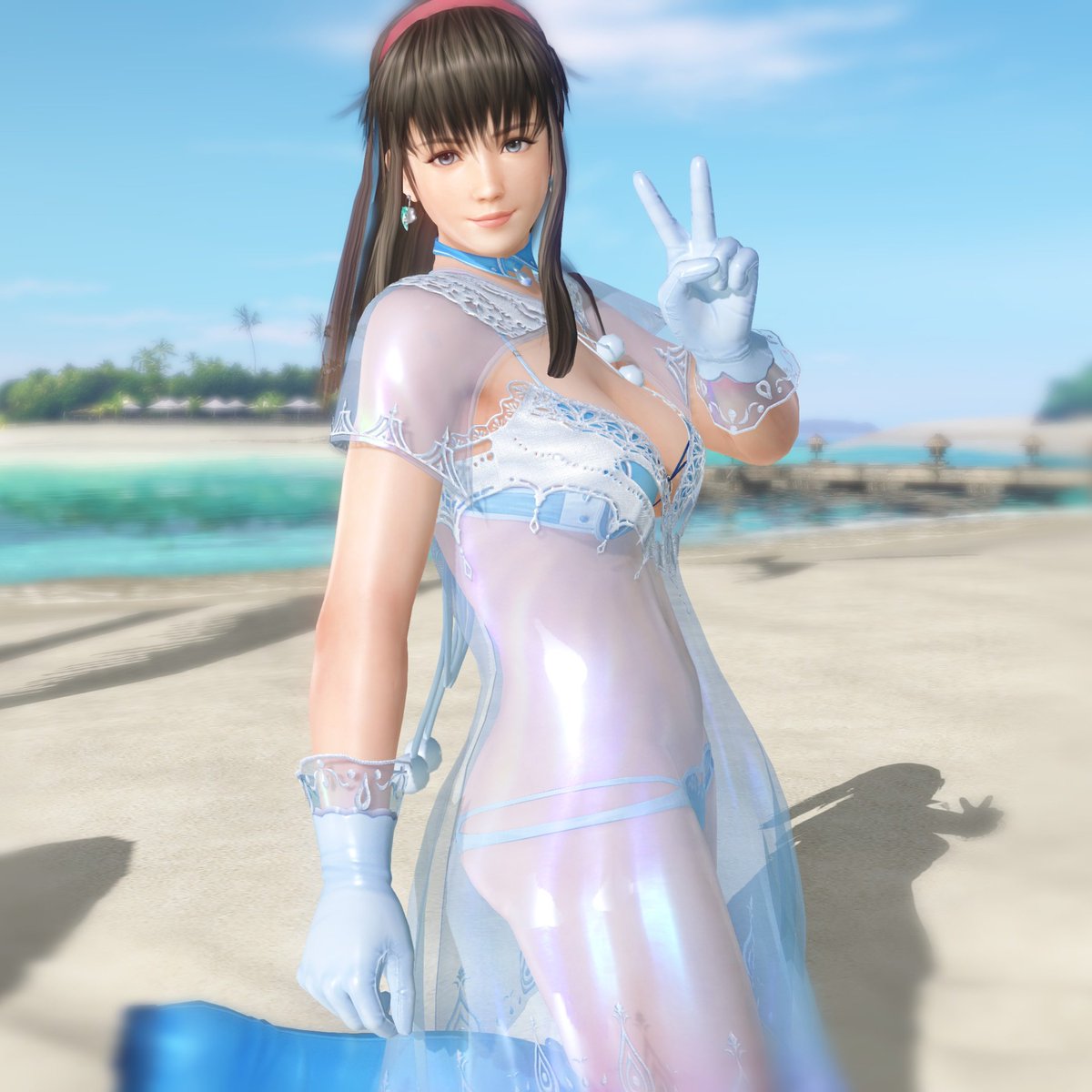 AyaseZr's tweet photo. #DOAXVV #ヒトミ #Hitomi #ブイブイ https://t.co/eG8xlqSpWg