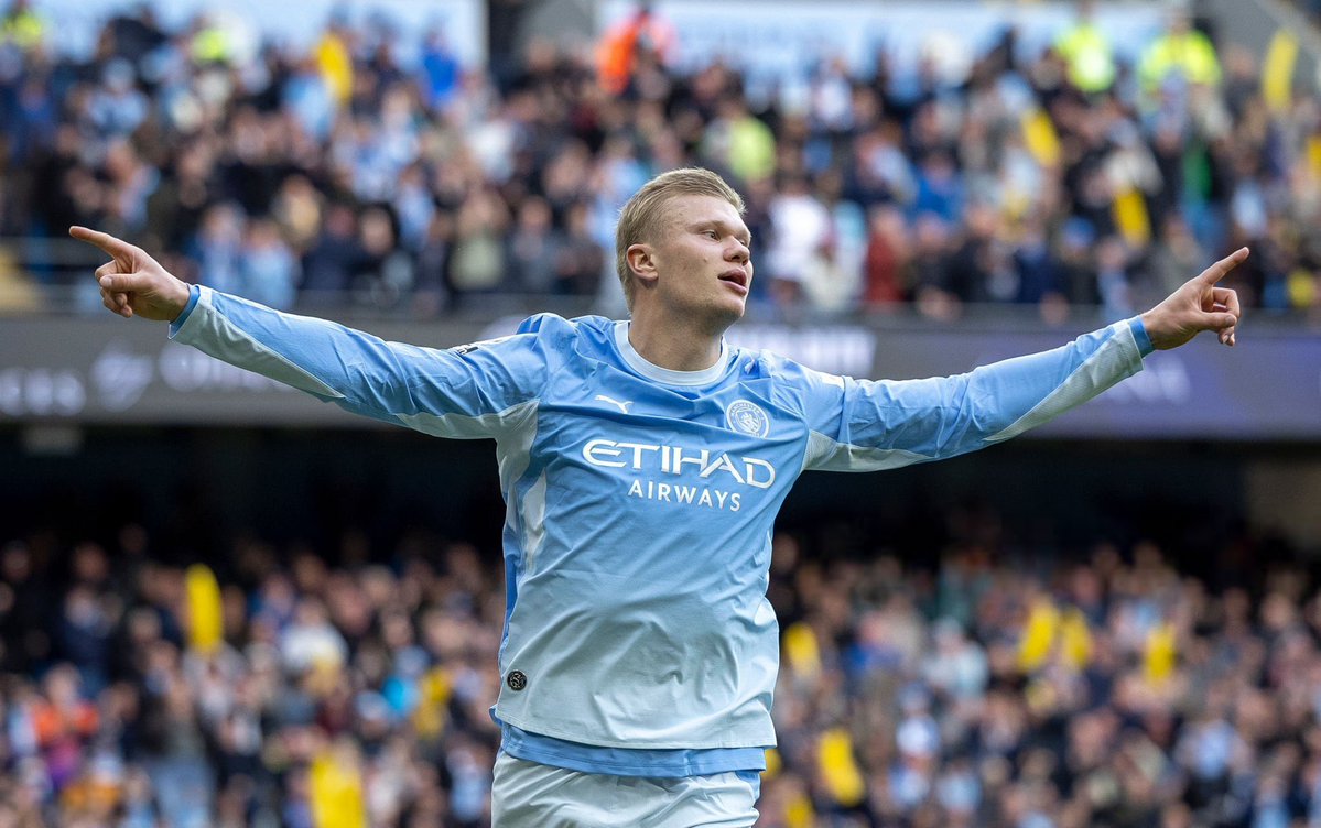 ActuFoot_'s tweet photo. 🤖 ERLING HAALAND 🇳🇴 ATTEINT LES 100 BUTS HORS PENALTY EN PREMIER LEAGUE… EN SEULEMENT 139 MATCHS ! 🤯

Personne dans l’histoire du championnat n’a atteint ce cap aussi vite. https://t.co/WMZD1ck9Tp