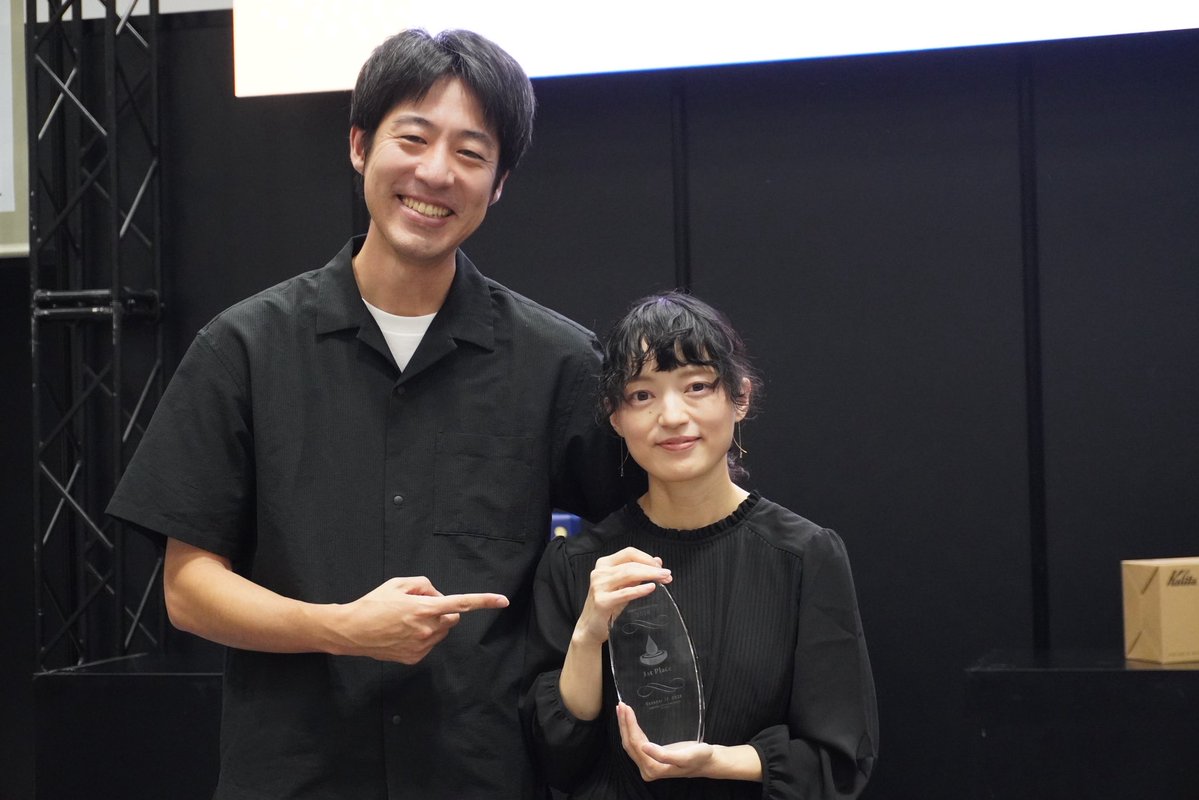 tetsu_kasuya's tweet photo. ブリュワーズカップ優勝！！
長崎さんありがとう！
Philocoffea最高！！最高美味！
皆さんもいつもありがとうございます！
@PHILO_COFFEA https://t.co/nEdyiY4lZh