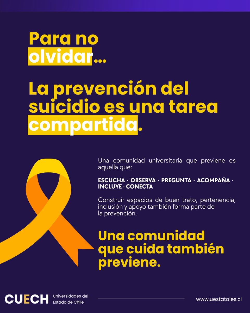 uestatales's tweet photo. Escuchar sin juzgar, estar atentos a quienes nos rodean, preguntar cómo están y ayudar a conectar con redes de apoyo son acciones que pueden marcar una diferencia. No necesitamos tener todas las respuestas: acompañar también significa reconocer cuándo es necesario pedir ayuda. https://t.co/DA1UbzTZuf