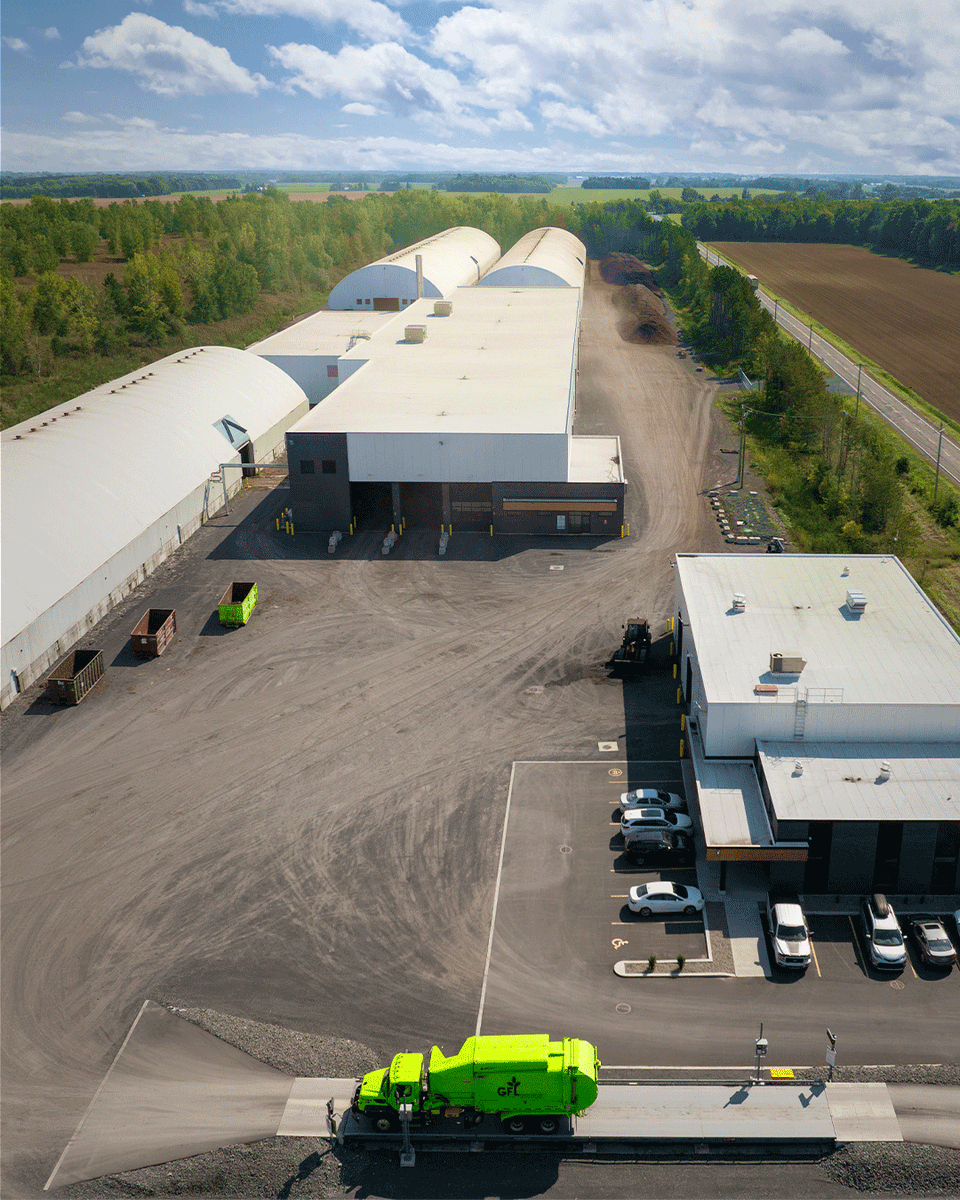 GFLenv's tweet photo. When organic waste is processed properly, it becomes part of the solution. Our organic processing sites are designed to keep food and yard waste in circulation, turning yesterday's scraps into tomorrow's soil, because waste is only waste if we let it be. https://t.co/qso5Svg1w7