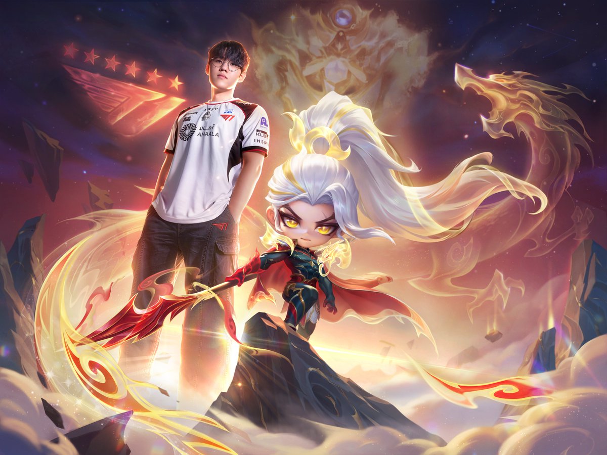 JumaraloHexCore's tweet photo. New Chibis Key Arts - Golden Spatula

- The Great Demon King Descends Mythic Boom
- Chibi T1 MVP Miss Fortune
- Chibi T1 Xin Zhao
- Chibi T1 Seraphine https://t.co/WLySsWtz8R