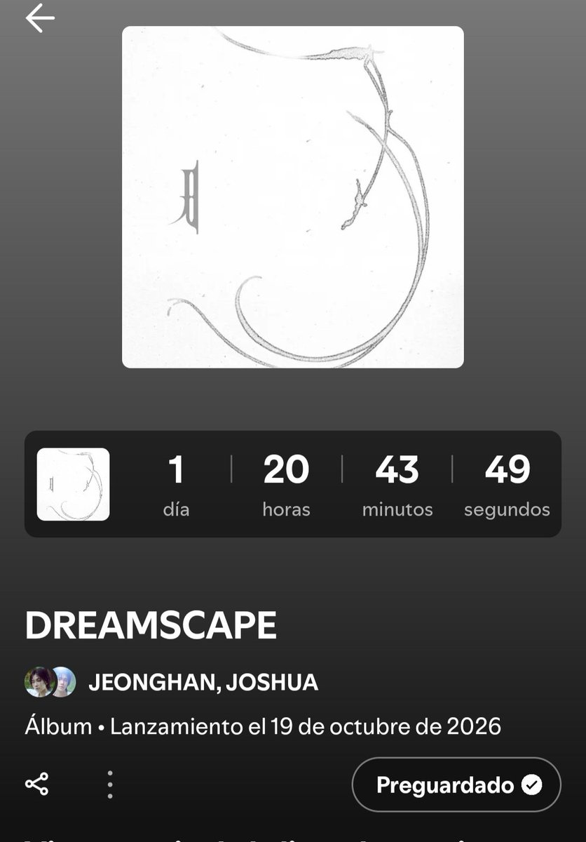 DelMar95635's tweet photo. @SpainCarat JxJ DREAMSCAPE
#PRESAVE_DREAMSCAPE
#JxJ #정한조슈아와함께꾸는꿈
@pledis_17 https://t.co/OMCg40nH3k
