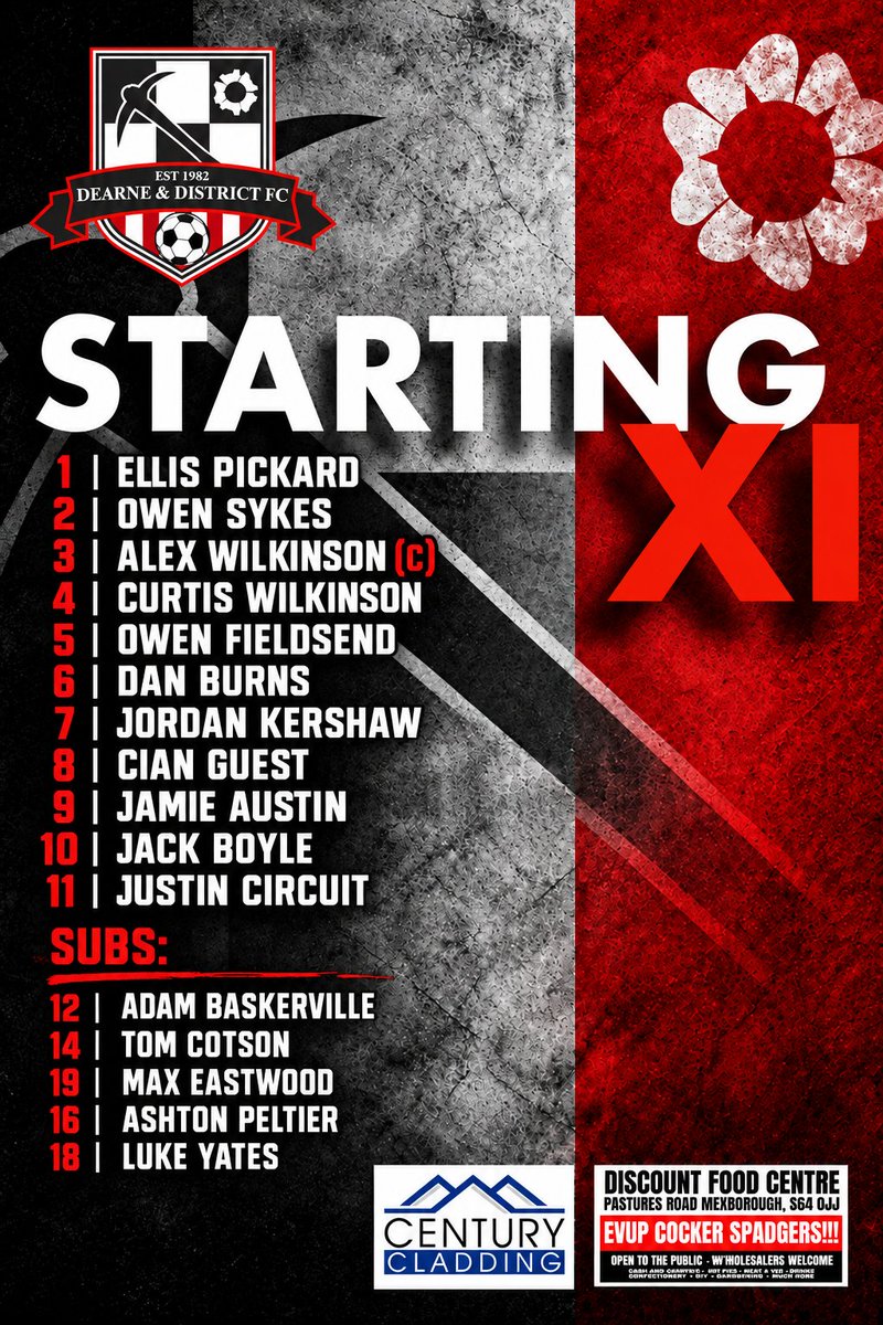 DearneDistrict's tweet photo. 📋 Your Dearne XI...
#wadadaw https://t.co/5lW4vOCQim
