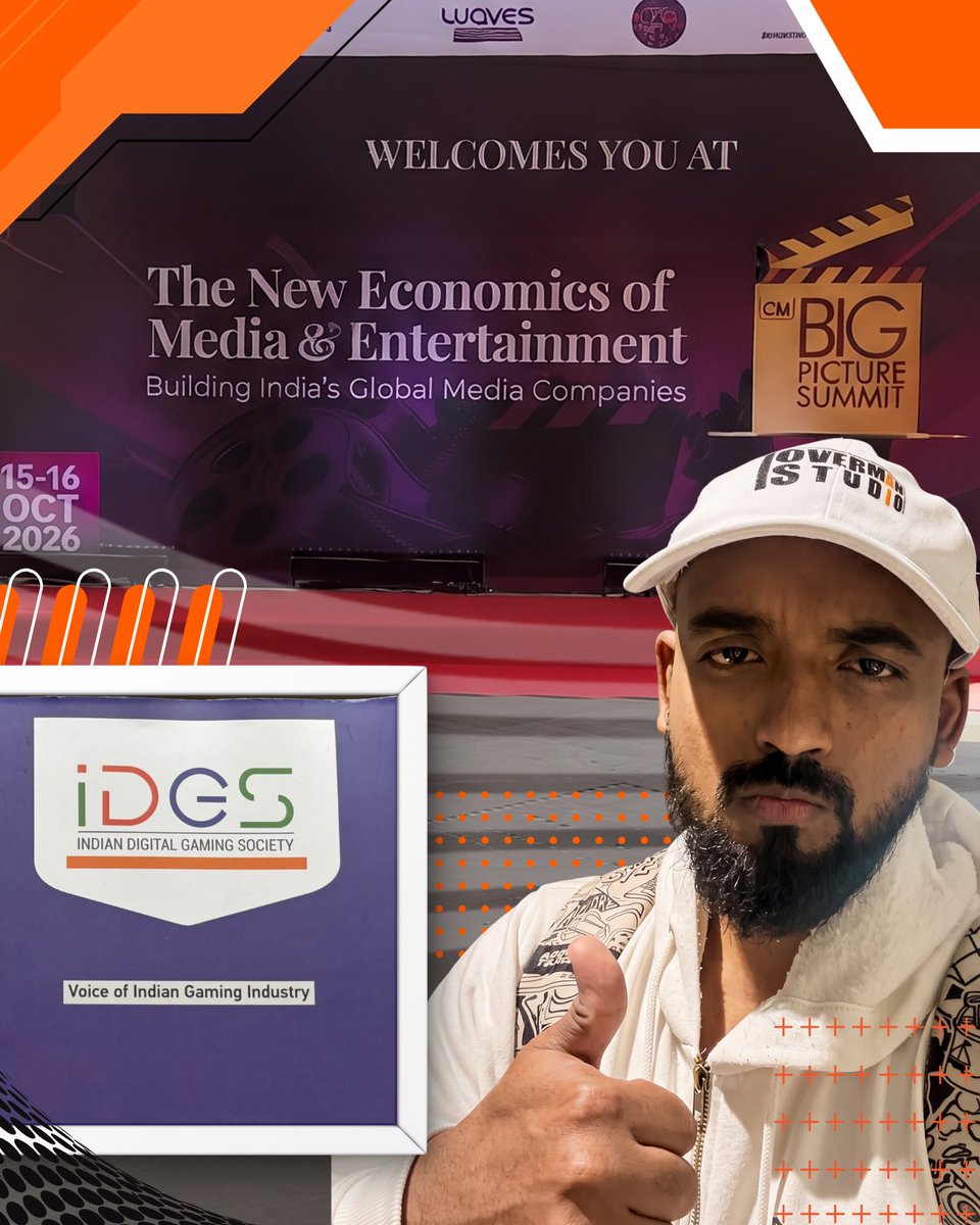 OvermanStudio's tweet photo. Met some interesting people and connected with fellow IDGS members at the CII Big Picture Summit 2026 in Mumbai! 🎬🚀
Great connections, fresh perspectives, and exciting possibilities ahead! 🤝
#AIFilmmaking #MediaAndEntertainment #IndianCinema #StartupIndia https://t.co/37Fdb1vDHy