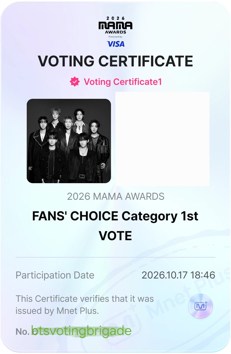 votingbrigade's tweet photo. ARMY did you cast your votes ? 
Voting resets soon dont forget. 💜

#2026MAMAVOTE #bts https://t.co/eEwHUmjCgA