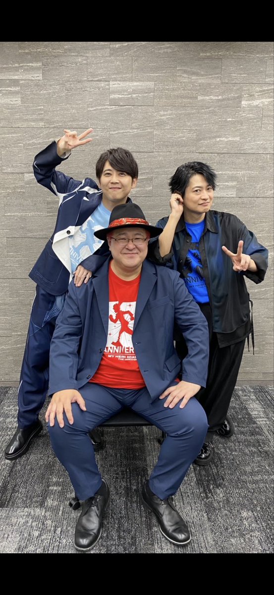 trombe_boss's tweet photo. ヒロアカマッチアップ上映vol.4
【轟焦凍×エンデヴァー×荼毘】
ご来場の皆様、ありがとうございました🔥
アニメ本編では見られなかったけど、みんなが見たかった光景が見られたんじゃないでしょうか？
俺は見る事ができました👍
幸せなイベントでした！
#heroaca_a #ヒロアカアニメ10周年 https://t.co/2PLOeIvmuv