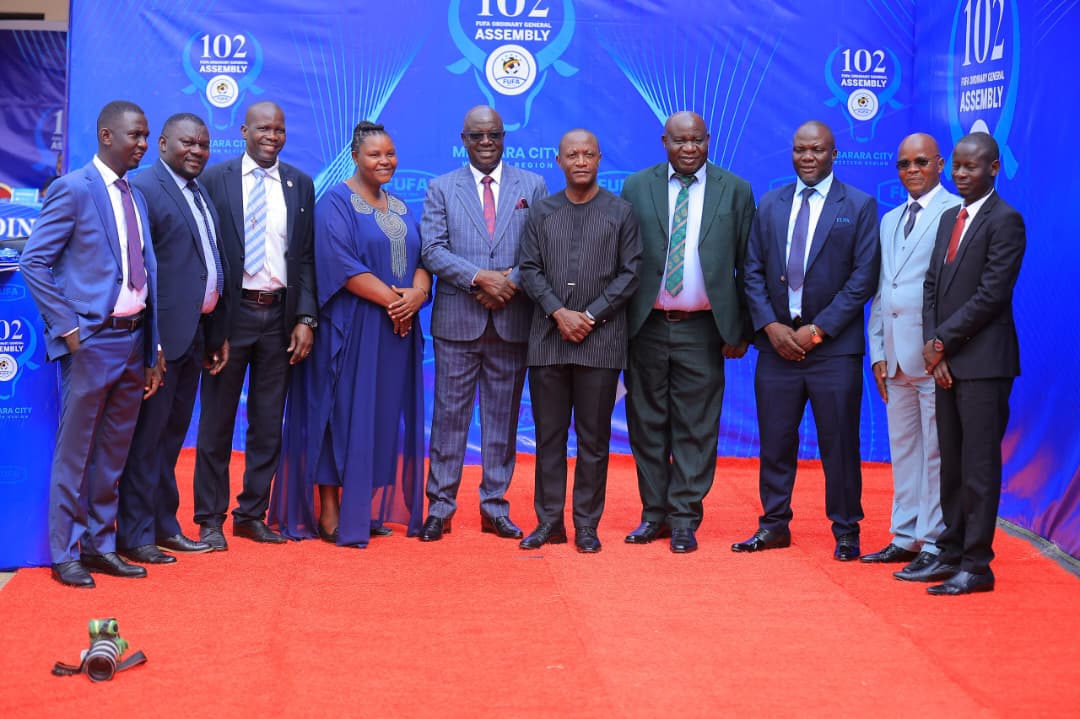 RaysUganda's tweet photo. Join us in celebrating greatness!

A massive congratulations to our very own Director, @RobertsKiwanuka upon your well-deserved appointment as a @OfficialFUFA EXCOM!

The official announcement was made today at the 102nd FUFA Ordinary General Assembly in Mbarara.

#WinTheDay https://t.co/DMxp08BqfR