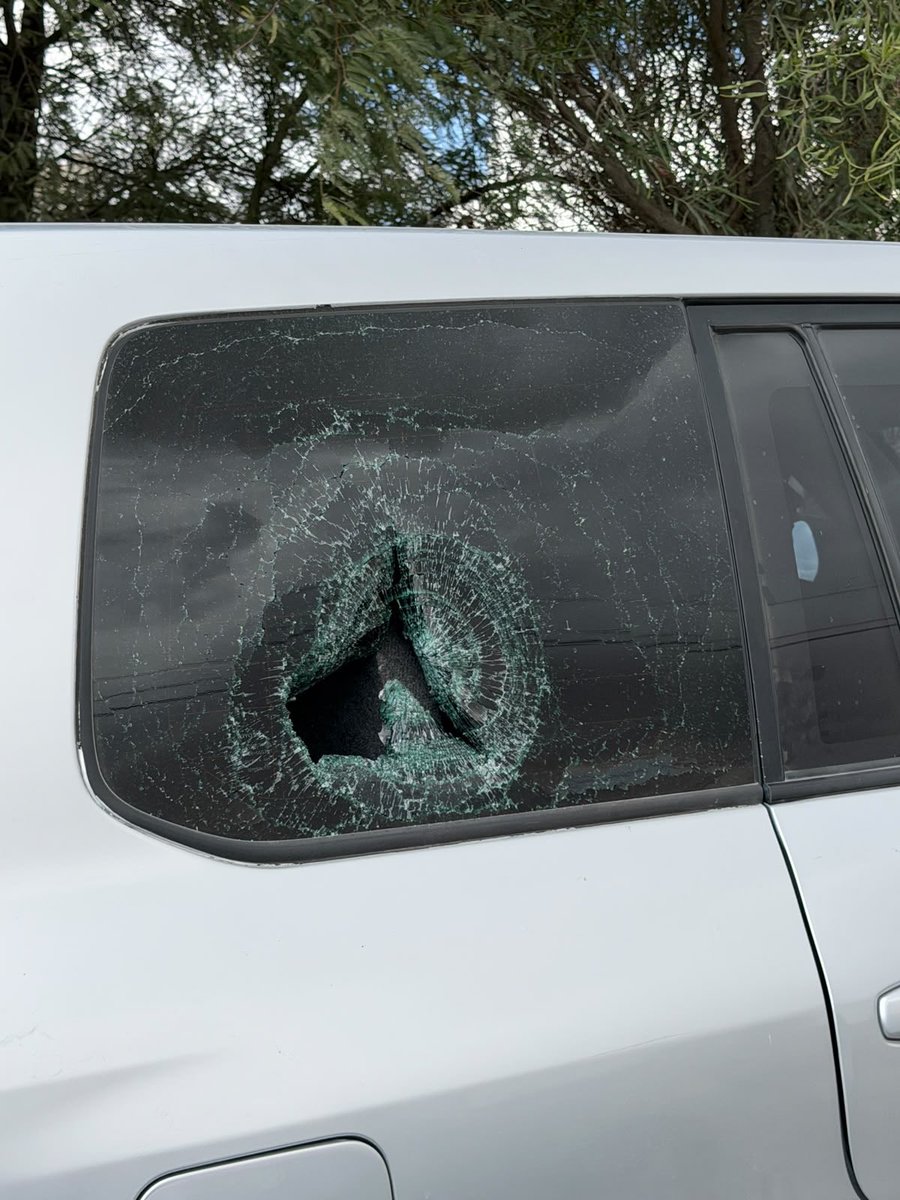 AbubakerAbedW's tweet photo. Vehicles carrying diplomats from France, Belgium, and Poland came under attack by Israeli terrorist settlers during an inspection tour of the Christian village of Al-Taybeh in the Ramallah district in the West Bank. 

Europe still funds and arms Israel. https://t.co/8XS4sGZNUa