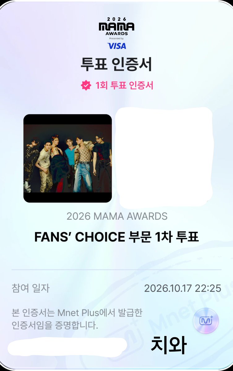 grrrrrrrrr_bark's tweet photo. #엔진_MAMA_가동준비완료 #2026MAMAVOTE #ENHYPEN
끝까지 투표 열심히 해보자🔥🔥🔥 https://t.co/di6vacFYqc