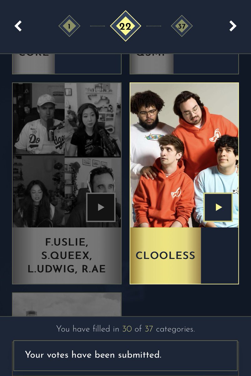 ShadowTheJester's tweet photo. @BigPuffer Me has voted for the first time we need to win this. CLOOLESS!!!!!!!!!!!!🖤 https://t.co/6yEIfOUF1E