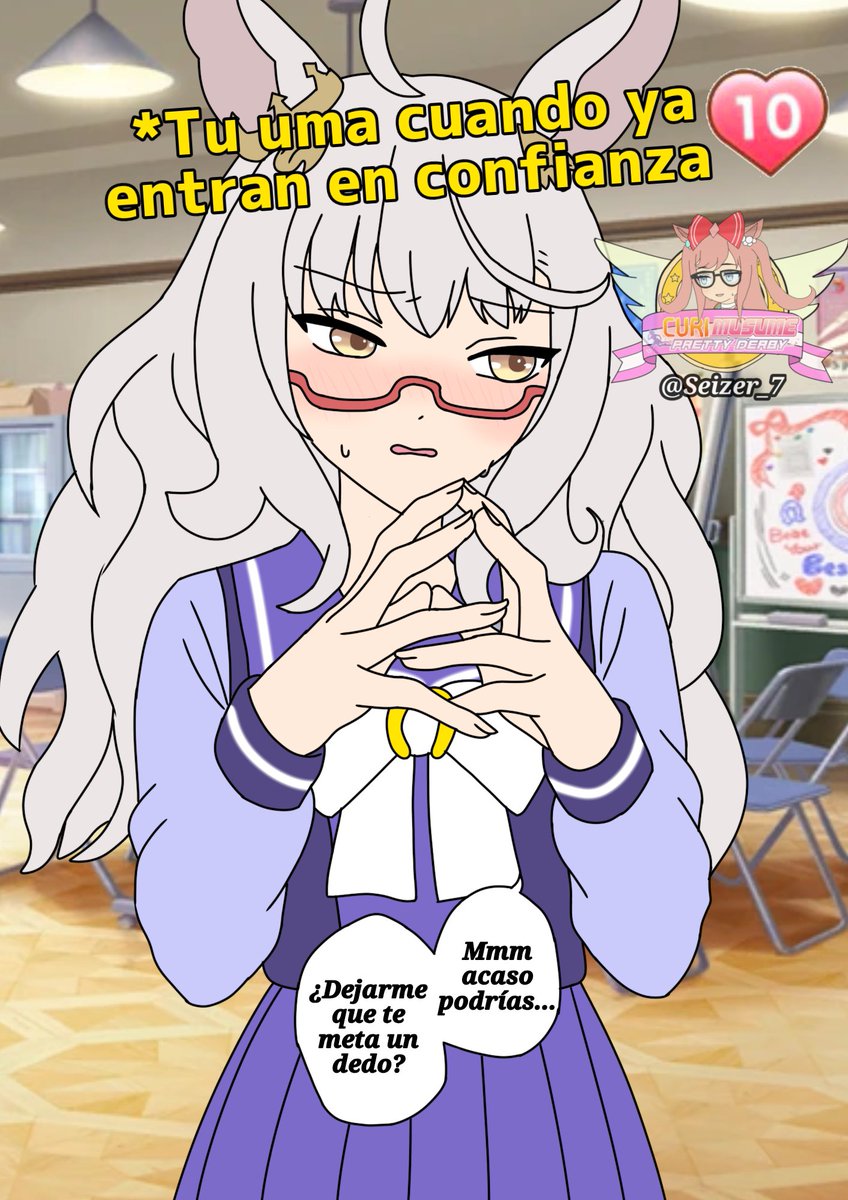 Seizer_7's tweet photo. Esa es demasiada confianza🤨
#umamusume #uma #CuriMusume #umamusumepretttyderby https://t.co/V8AlJDVNOd