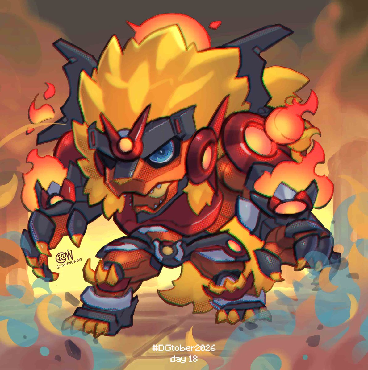 cwdwcwdw's tweet photo. #18 Apollomon
#DGtober2026 
#Digimon 
#デジモン https://t.co/jHh4CZP2nB