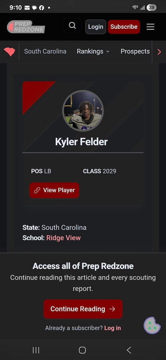 KyFelder9's tweet photo. It’s a blessing to see me making a name for myself. Thanks for the write up @CDearing82
@CoachHowardII @CoachKendall31 @PrepRedzoneSC @PrepRedzone @PrepRedzoneNext https://t.co/Svr3Z32GP9