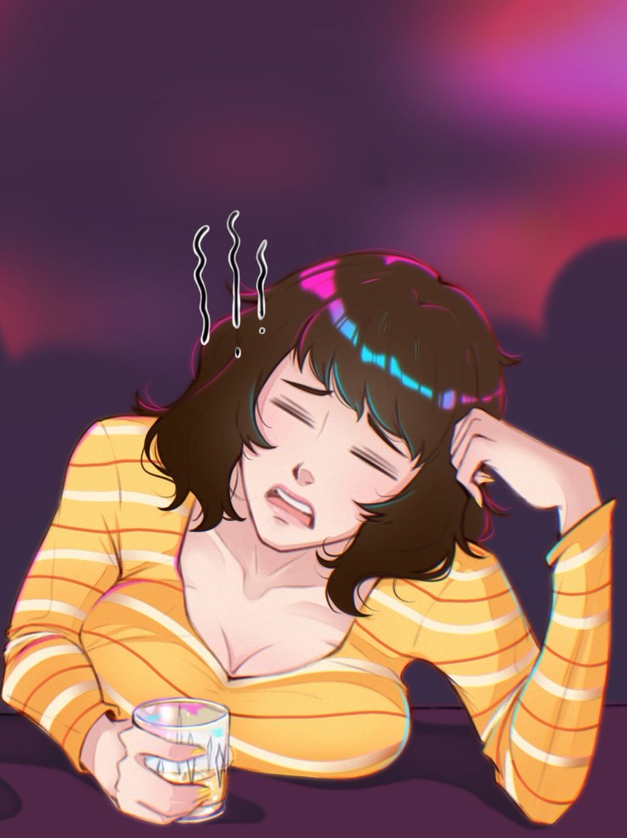 Red_draws_'s tweet photo. Another night of bad sleep, so here is today's mood!

Ms. Kawakami the woman you are🙃 https://t.co/nc4p4tp8av