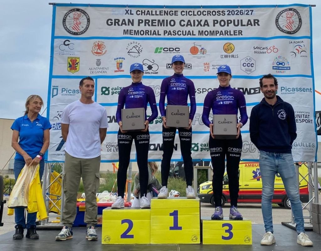 PalomarJulian's tweet photo. #ChallengeCXCV
#TrofeoCXAjuntanentPicassent
Marc Moncho estrena su palmarés como Sub 23 ganando el XVIII Trofeo Ciclocross Ajuntament de Picassent por delante de los Élites y Sara Bonillo vence en féminas
@fciclismocv @CiclismoLevante
@sarabonillo224
https://t.co/BqFjze9coj https://t.co/LchPQgDgsR