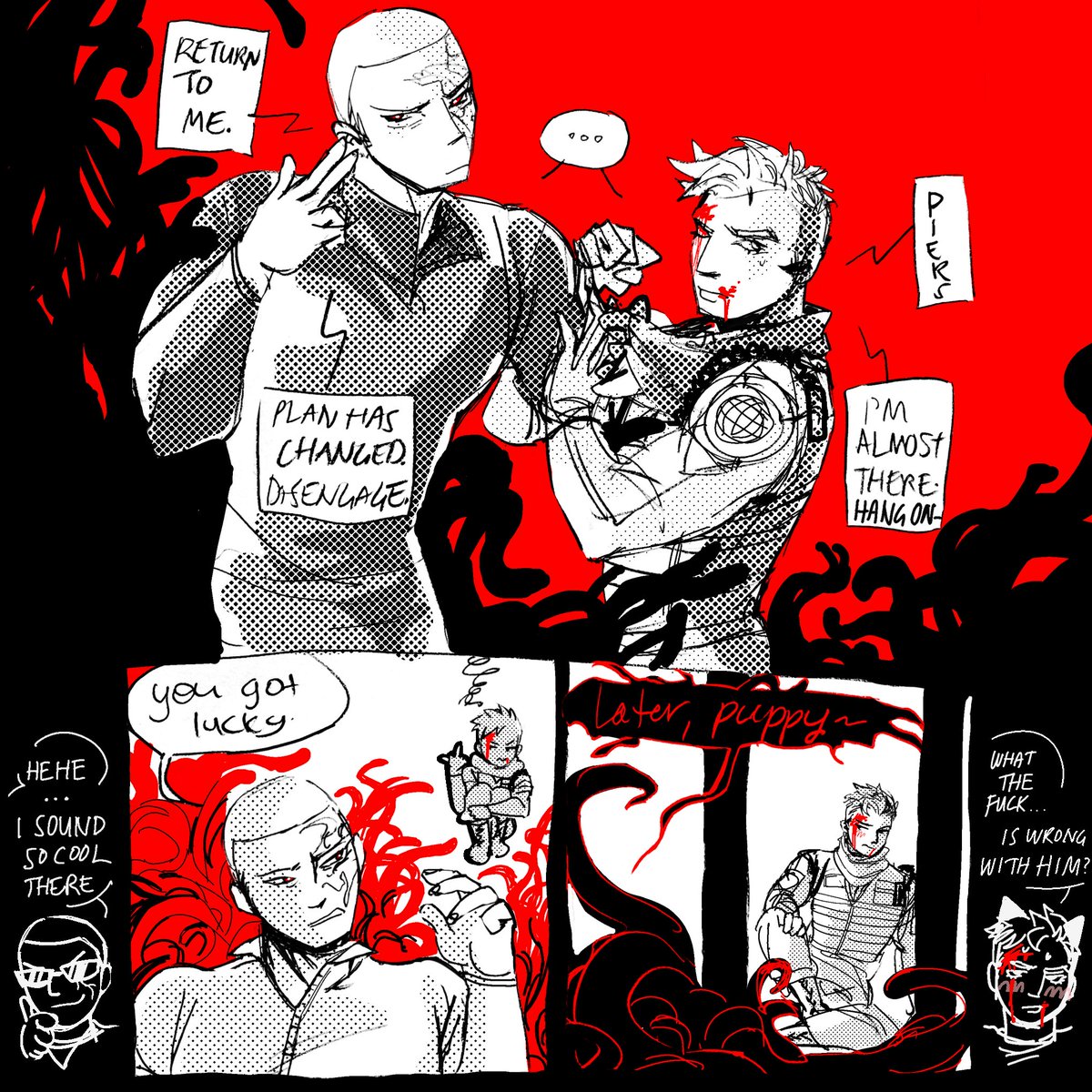 bouldrpunchr666's tweet photo. #mullvans looks like wesker's bad attitude rubbed off
#residentevil #rebhfun #jakemuller #piersnivans https://t.co/bhWNzC4YHy
