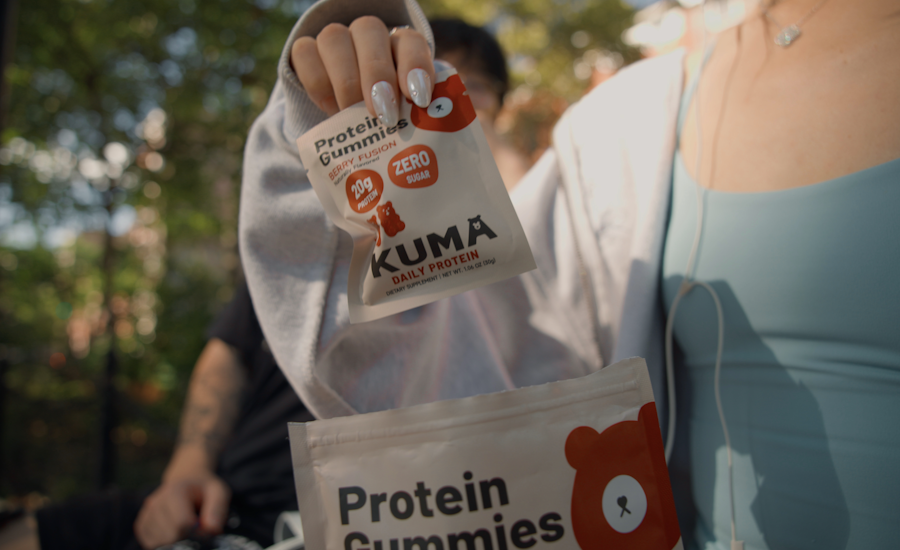 CandyIndustry's tweet photo. Kuma is a new protein gummy brand, with each pouch containing 20 g protein, 0 g sugar, and 85 calories. The brand did over 1,000 sales in its first week of launch and is now moving into Chevron locations, with sporting goods stores coming soon.

More: https://t.co/CWGUFfMFGr https://t.co/qaOrAU9dZx