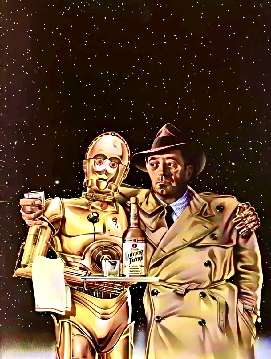 NoTextSWPics's tweet photo. Mick Brownfield’s cover artwork for the 1977 Christmas issue of Time Out Magazine

#NoTextStarWars #starwarsart #starwarsmagazines #classicstarwars #starwars https://t.co/tfDbvGdAsE