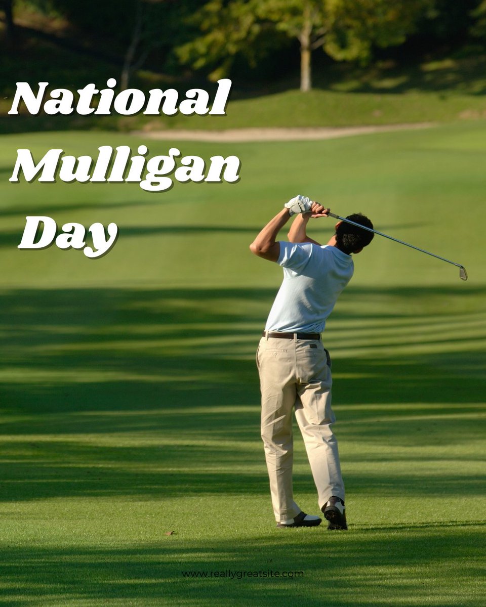 vkelloggre's tweet photo. We all deserve a do-over now and then—today is National Mulligan Day! 🔁

Whether it's a missed shot, a wrong turn, or a rough start, take a breath and try again.

Because second chances are worth celebrating. 💪✨

#NationalMulliganDay #SecondChances #TryAgain https://t.co/cSqzoLJeZH