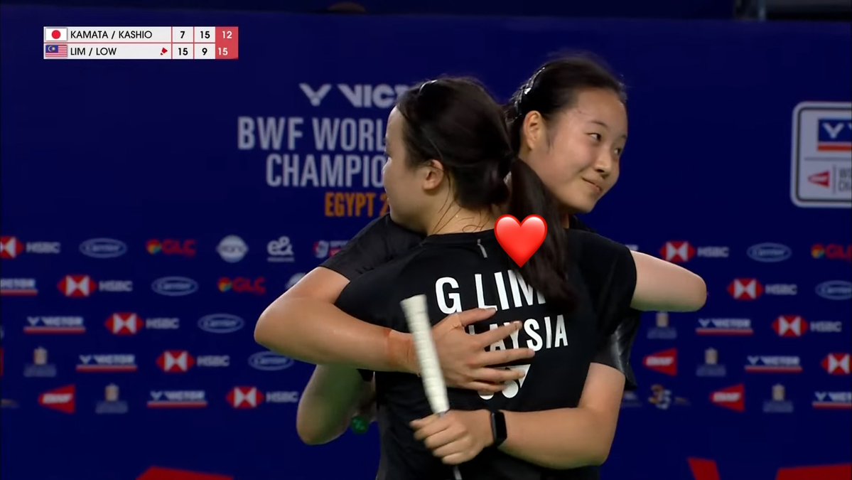 craigansibin's tweet photo. BWF World Junior Championships 2026
[Grade 1 – Ind. Junior Tournaments]
🗓️ 17 Oct 2026
🛎️ Final

🏆 WORLD JUNIOR CHAMPION 🔥 

Girl’s Doubles
🇲🇾 Genevie Lim / Zi Yu Low [2] 🆚 
🇯🇵 Nijika Kamata / Shizuku Kashio

15-7
9-15
15-12

FIRST-EVER MALAYSIAN GIRL’S DOUBLES PAIR to win the title! 🇲🇾

Tahniah GenZi, JUARA REMAJA DUNIA! 

#BadmintonMalaysia #BWFWorldJuniors #Egypt2026 #EyeLevelCups