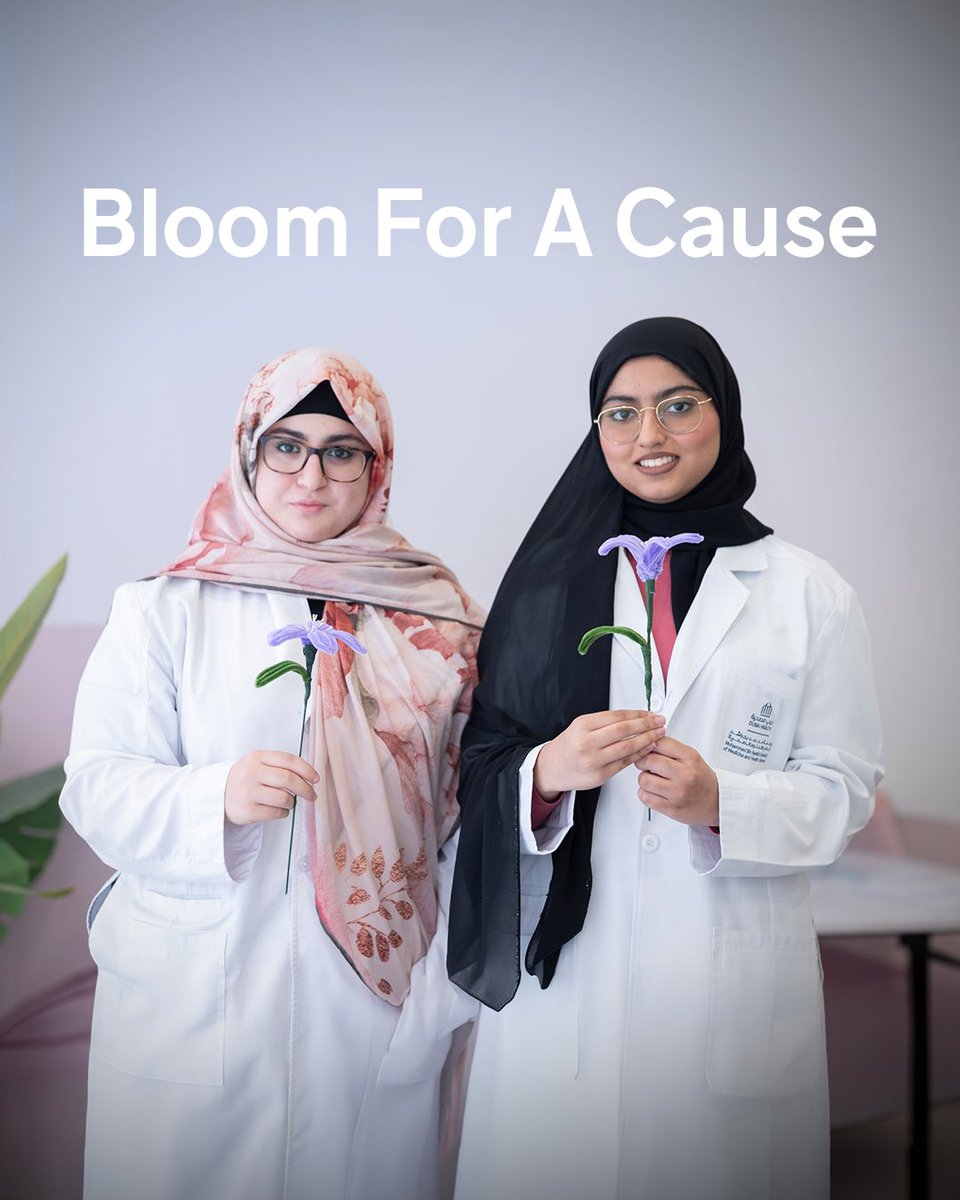 MBRUniversity's tweet photo. To mark Breast Cancer Awareness Month, our MBRU students joined Majlis Al Amal by @aljalilauae for Bloom for a Cause, a workshop celebrating creativity, compassion and the power of giving back.🌸🩷

Through handcrafted floral creations, our students turned creativity into kindness, with 100% of proceeds supporting breast cancer treatment.