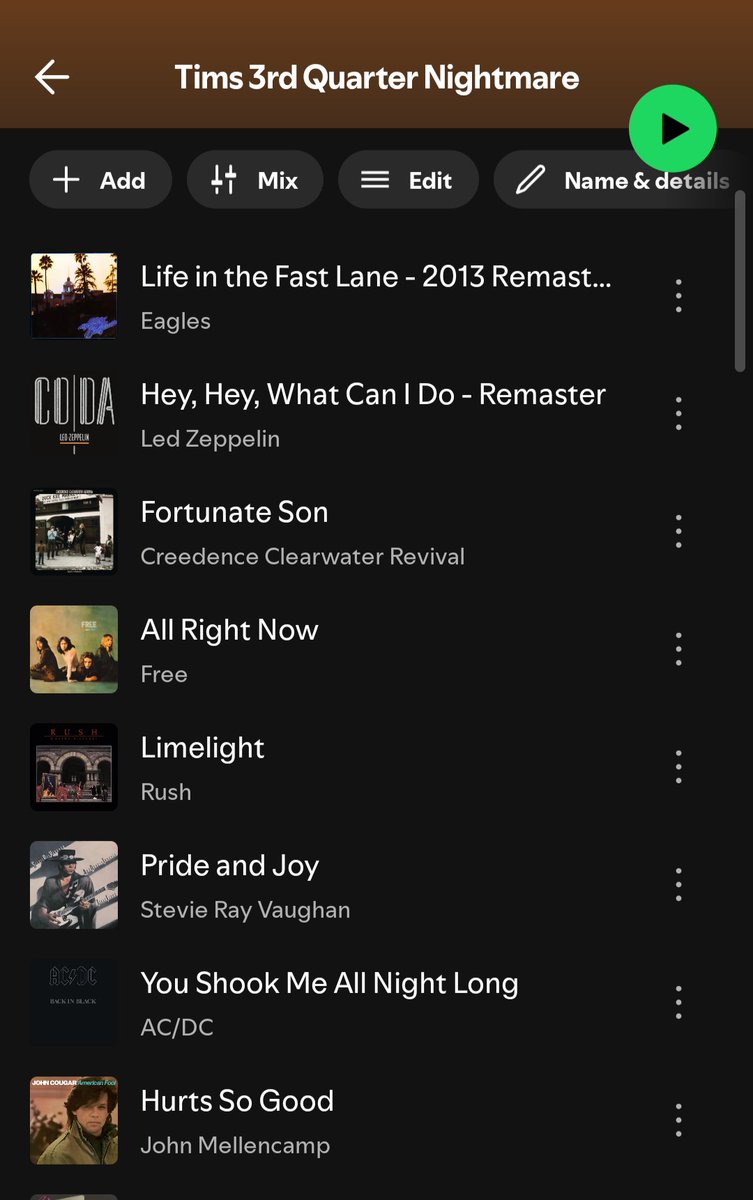TruesierDaBison's tweet photo. @KirkwoodandDunn Check the playlist name. Vibes https://t.co/Y0tSg1v21c