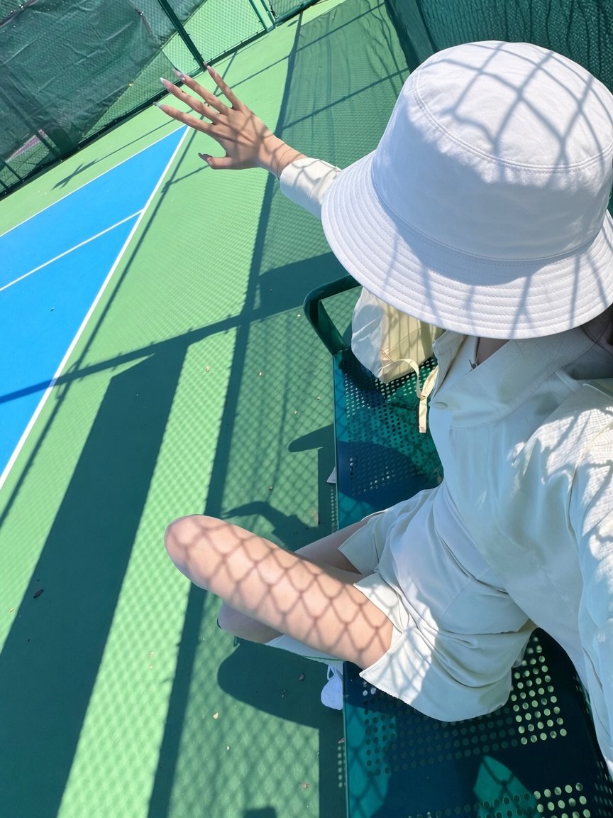 Layla955h's tweet photo. I kickstart the day by waking up my body with an espresso, then diving straight into an exhilarating, sweat-inducing tennis match. As my skirt flutters in the breeze, the crisp sound of every shot feels like a powerful affirmation of a vibrant, positive approach to life. https://t.co/xTMQjcRZaL