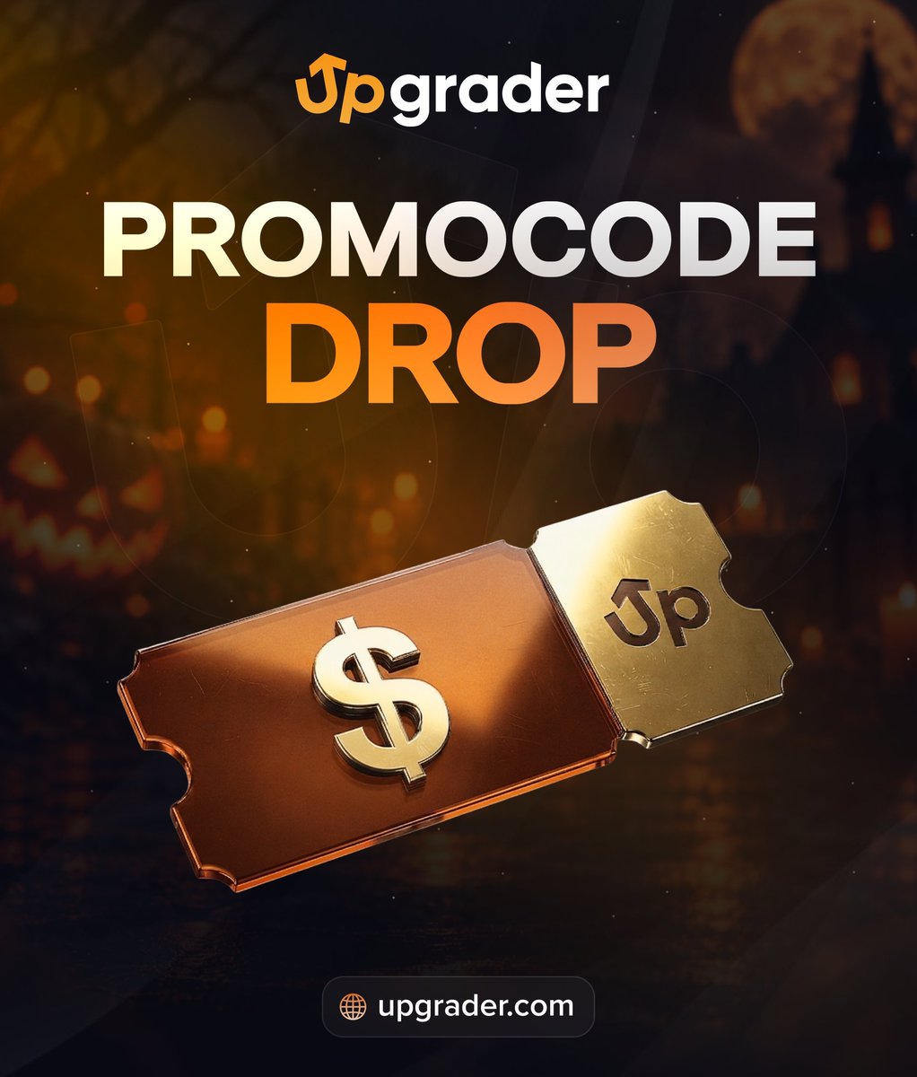 Upgradercom's tweet photo. 🎃 NEW DEPOSIT CODES ARE LIVE!

💎 $3,000+ → $150 | 15D3K
💎 $1,000+ → $50 | 15D1K
💎 $400+ → $15 | 15D400
💎 $100+ → $10 | 15D100

⏰ Deposits must be from the last 15 days. https://t.co/P2P6KV9SB9