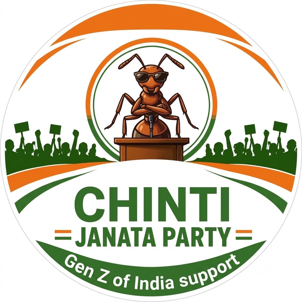 Official__CJP's tweet photo. CJP, Gen-Z of India support 🐜🐜🐜 https://t.co/hkZw3du7zz