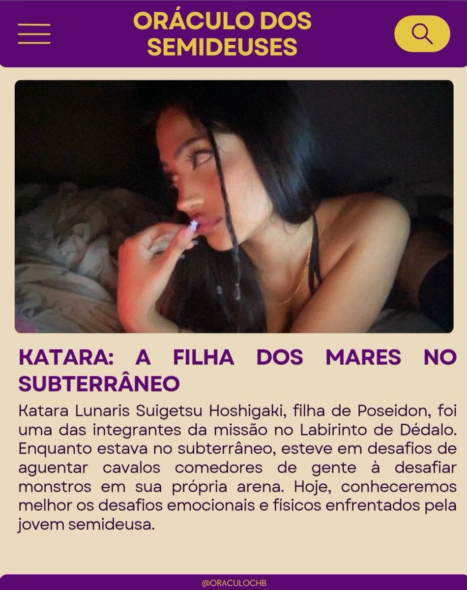 ORACULOCHB's tweet photo. 🎙️ ˒   ORÁCULO ENTREVISTA: KATARA LUNARIS https://t.co/atRzH81TcJ