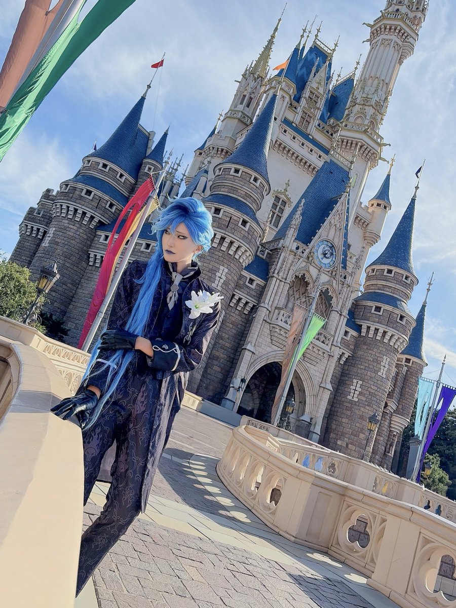 keimaru_piyo02's tweet photo. ゴスマリしてました👰💙
初めてゴスマリした〜！！！
エンジョイしすぎた

#Dハロ仮装 #Dハロ仮装2026 
#Dハロツイステ https://t.co/2EziXxQQdx