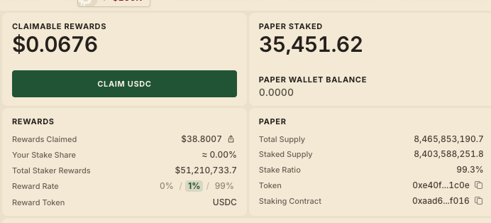 cooledgexyz's tweet photo. c'est bon j'arrete de farmer papertrade, je ne vois plus rentable. Dans ce farm j'ai perdu $200.- avec mon super bot delta-neutral dans le but avait de maximiser mes papers en minimisant la perte.

Résultat 35451.61 (Dans mon monde imaginer cela va valoir 0.1) https://t.co/rmg6nbMILe