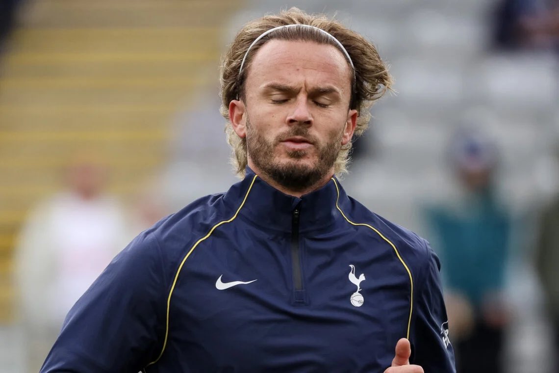 TheSpursWatch's tweet photo. 🚨🎙️James Maddison on who is the most skilful player at #THFC:

"Mathys Tel. Super quick feet. Super quick. Very good one v one. Even today in the small sided games, his feet are so sharp. If we can get Mathys into one v one situations more often, I think we’ll get the best of him. 

Especially with this manager, playing more attacking football, and if we can get him the ball, he’ll torment a lot of fullbacks.”