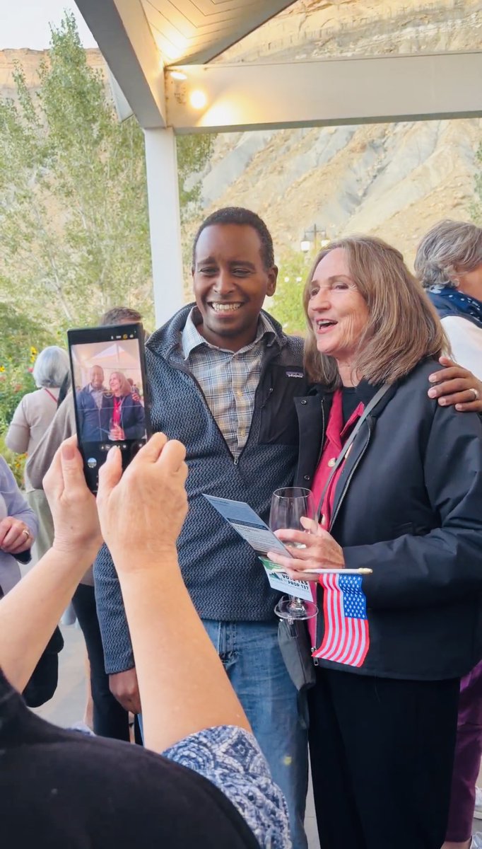 JoeNeguse's tweet photo. Enjoyed visiting with folks in Garfield &amp; Mesa counties yesterday with the @coloradodems bus tour. 

From Glenwood Springs to Grand Junction, folks across Colorado are fired up about this election! https://t.co/MvyJmQ134Y