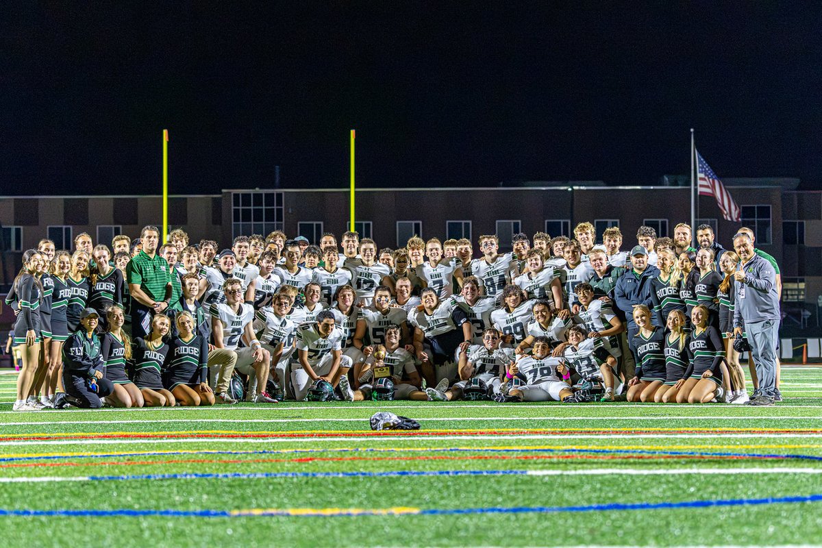 Ridgegameday's tweet photo. Ridge HS Football won their third consecutive Unico Bowl with a 42-19 victory over Hillsborough HS!  The annual event raised funding for the Somerset County Food Bank and is sponsored by the Basking Ridge and Hillsborough Unico Chapters.  Well done by all! https://t.co/VlmEetMPCC