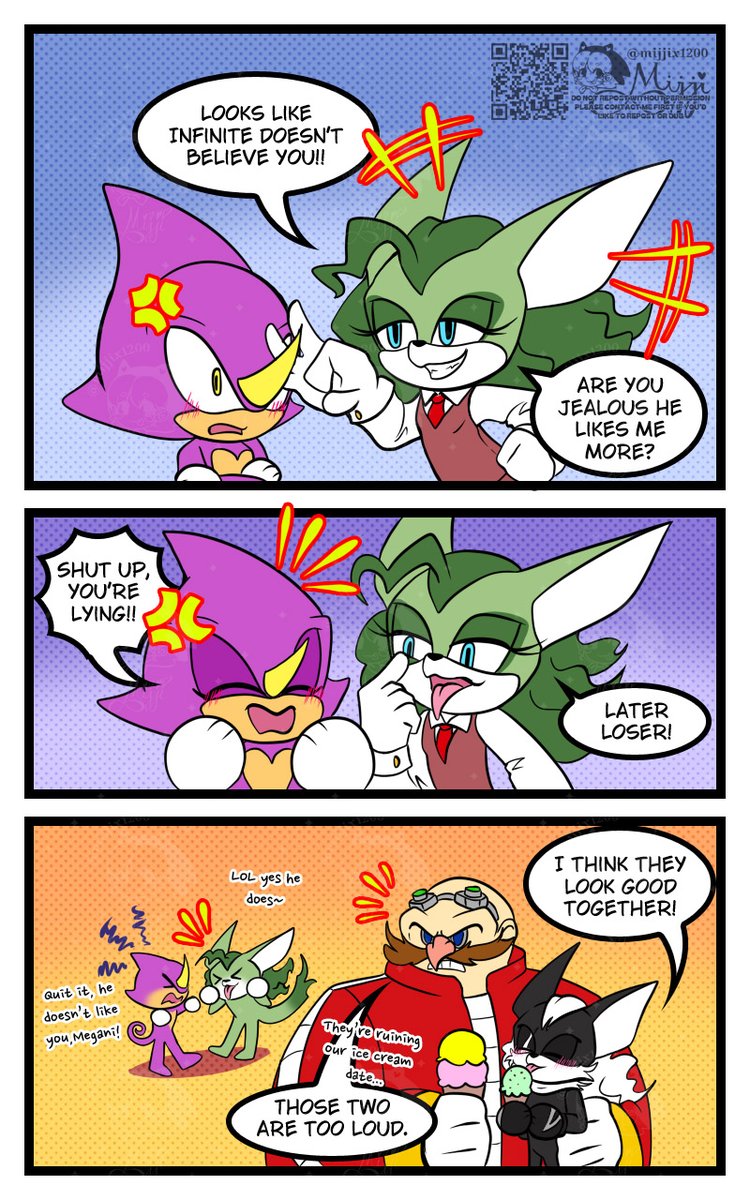 mijjix1200's tweet photo. Some idea of a love triangle(square?) (This is just my headcanon don't take it seriously pls)
#infispio #infigani #infiggman #enigfinite #espinite
#espiothechameleon #infinitethejackal #meganithejackal https://t.co/V6ZedRaLRT
