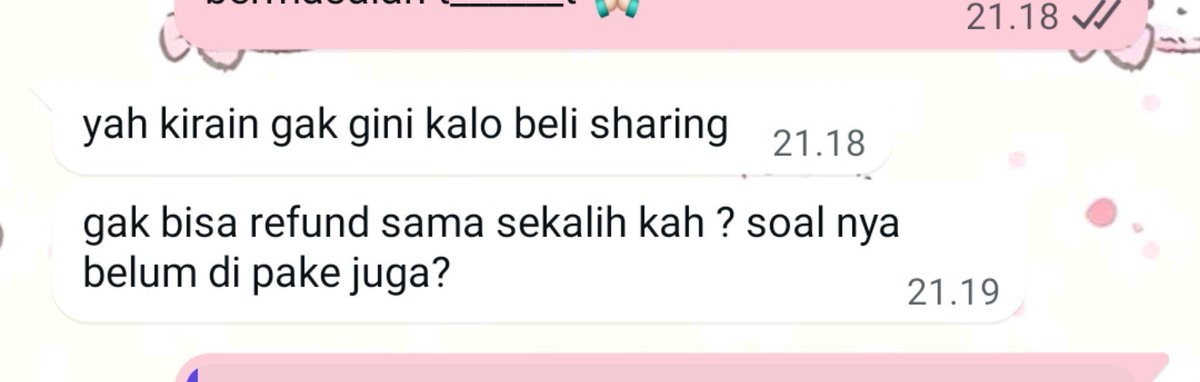 seimheiz's tweet photo. dear cust .. kalo beli akun sharing resiko nya bakal kena limit dan itu diluar kendali seller, solusi nya cukup ditunggu karena nanti bisa lagi. paham karena butuh sekarang tapi jangan apa apa langsung minta refund padahal akun ga bermasalah ๑•́ ᎔ ก̀๑ https://t.co/C8Wd0uBh91
