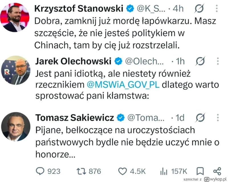 Andrzej491271's tweet photo. Poczet prawicowych chamów!
Ale pamiętaj prawica może więcej! #patoprawica https://t.co/3wgnzSMAdU